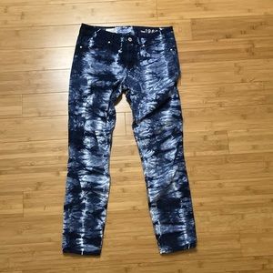 Gap tie-dye skinny jeans